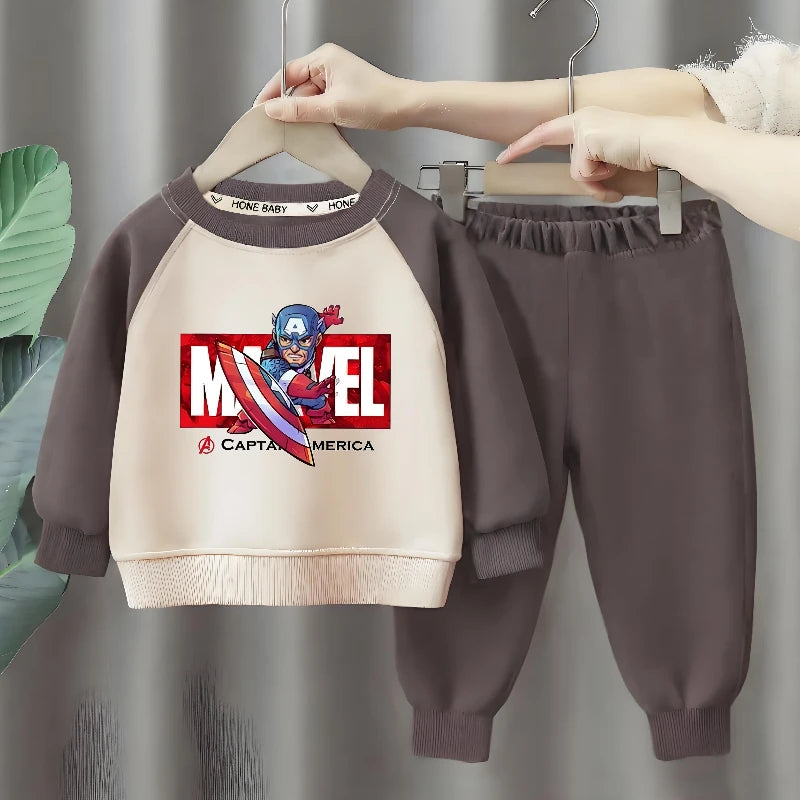 Captain America Sweatshirt & Pants Set