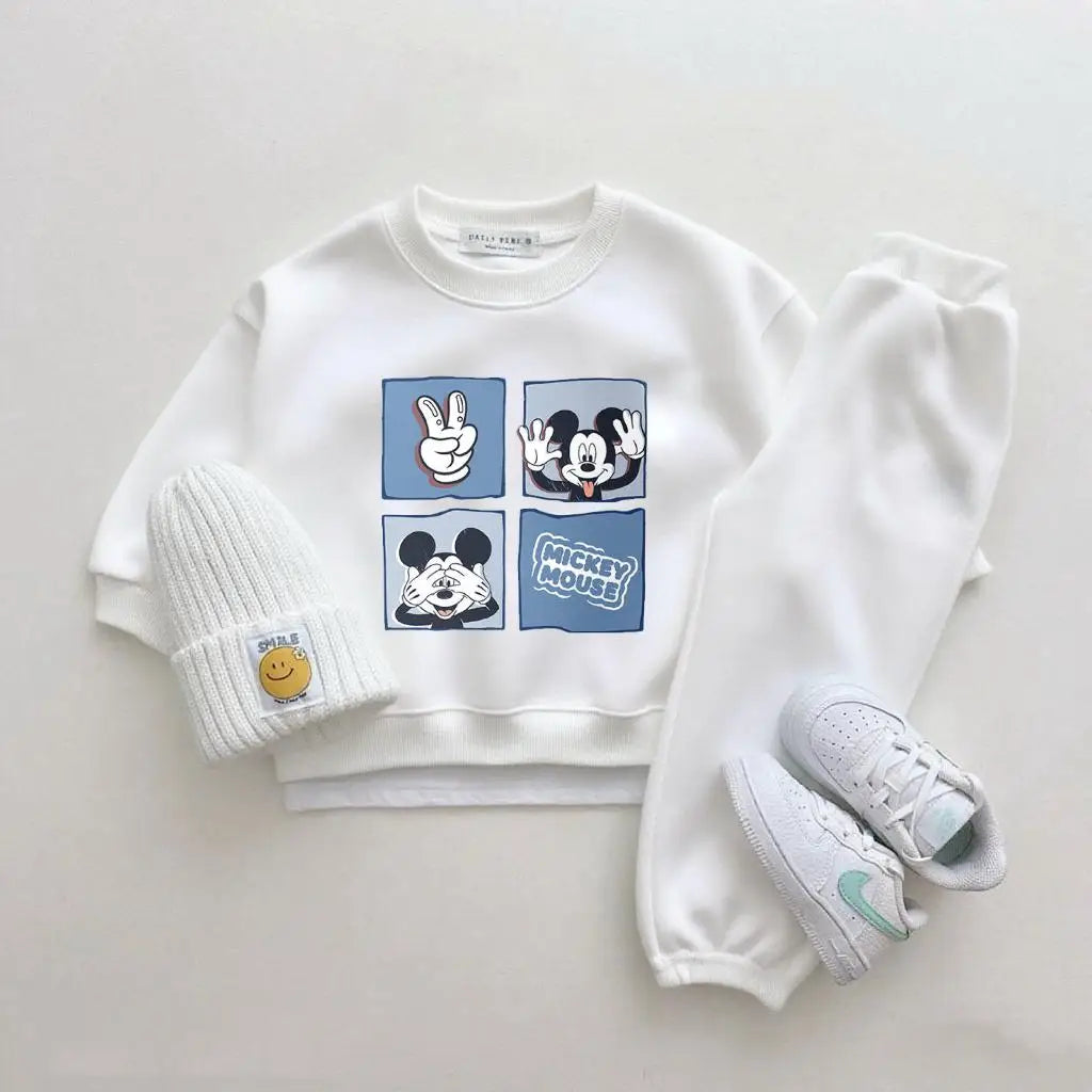 Disney Sweatshirt & Pants Set - 100% Cotton