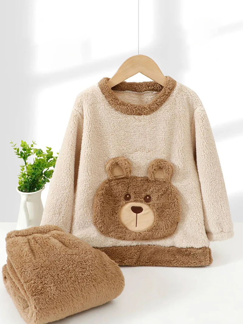 Bear Warm & Comfortable Winter Pajamas