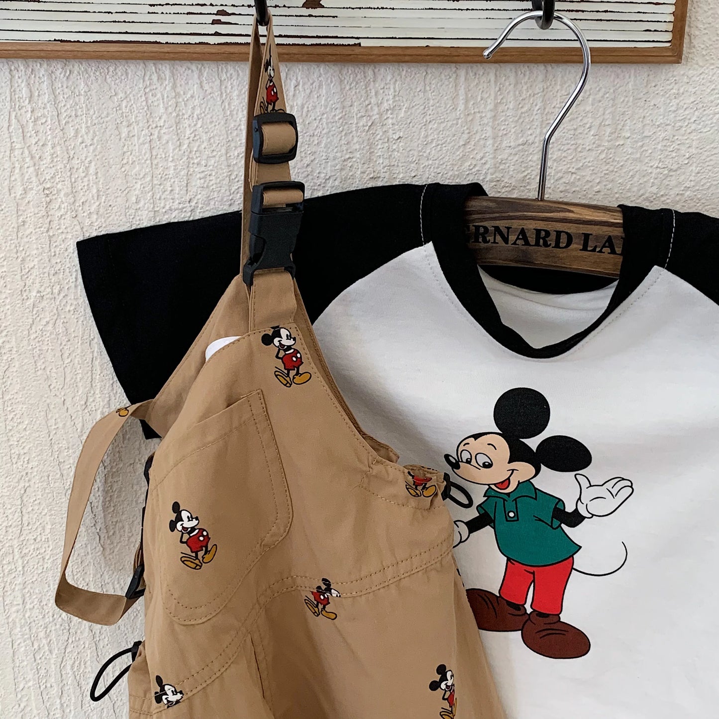 Charming Mickey Mouse Summer Overalls