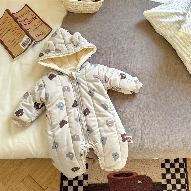 Soft Cotton Warm Winter Romper