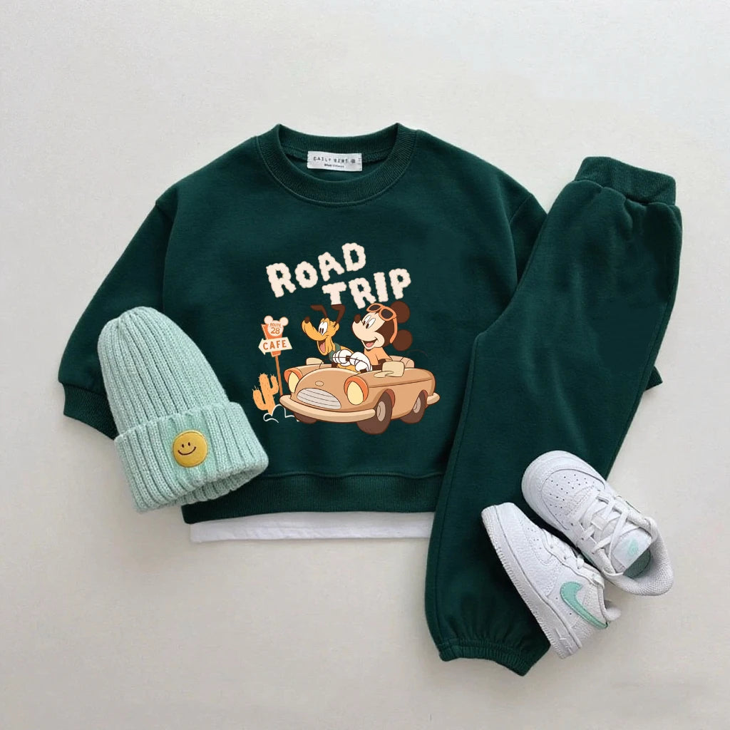 Disney Sweatshirt & Pants Set - 100% Cotton