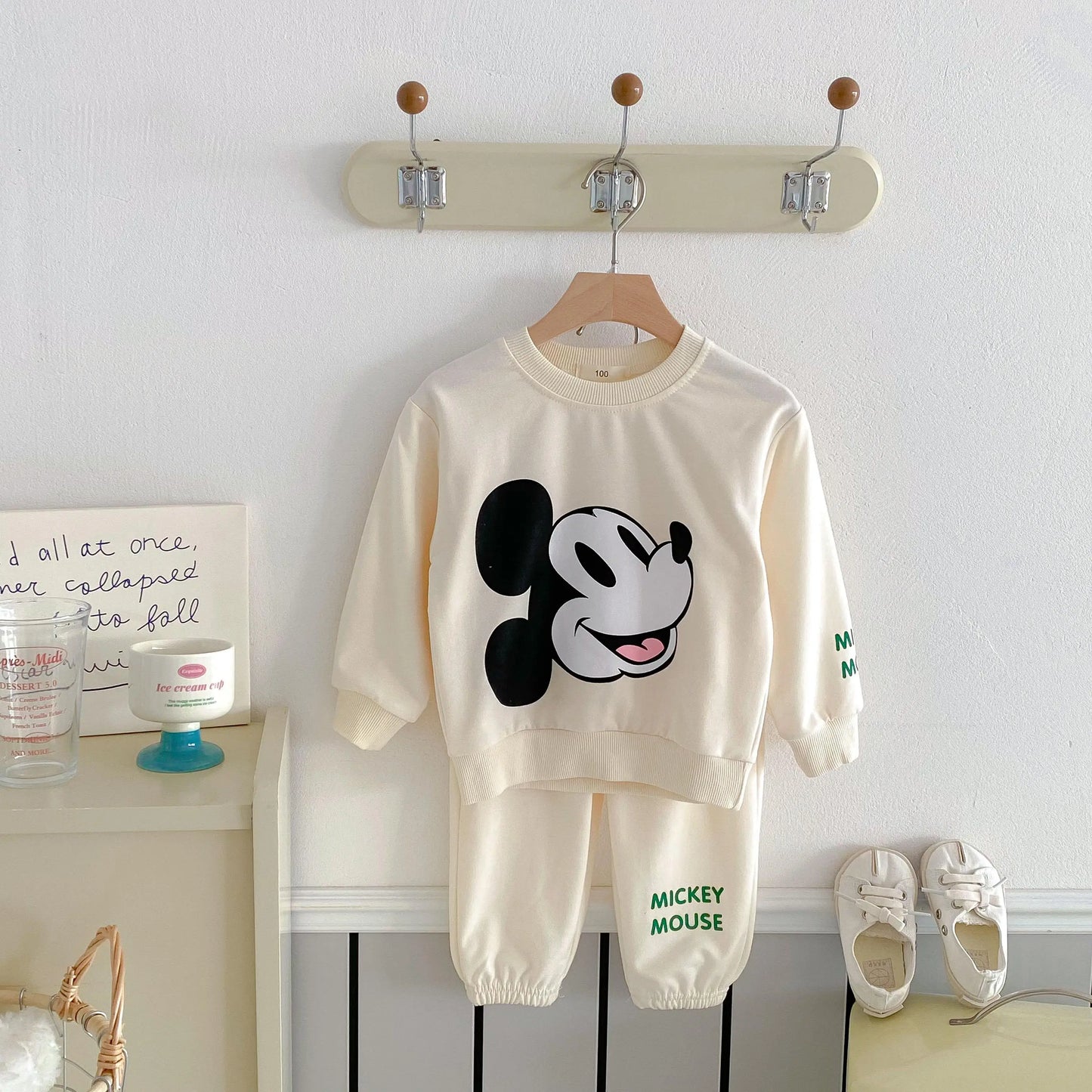 Disney Sweatshirt & Pants Set - 100% Cotton
