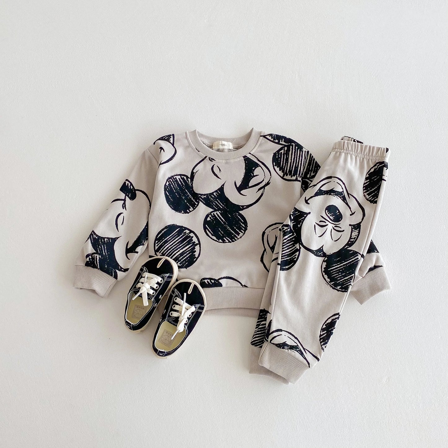 Disney Sweatshirt & Pants Set - 100% Cotton