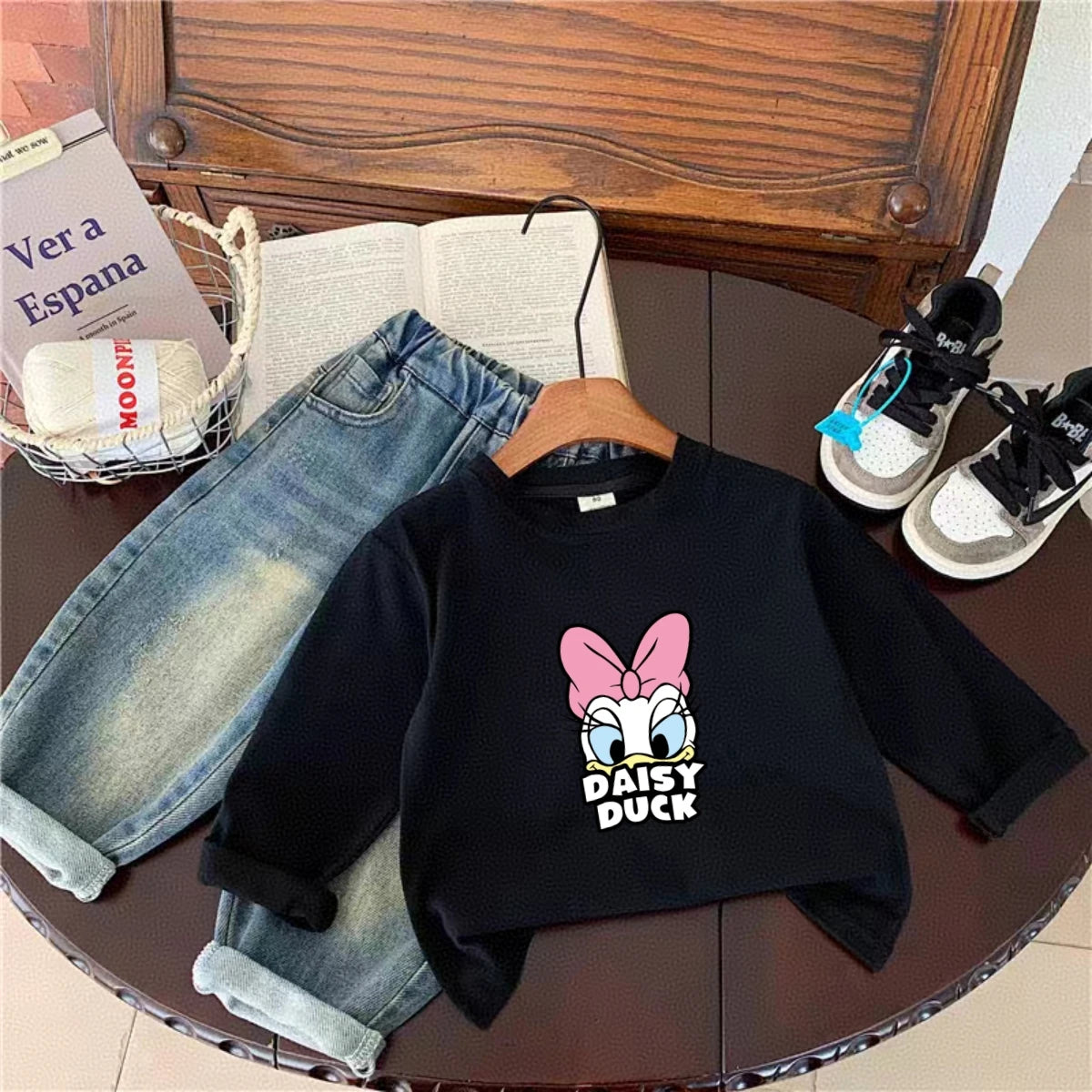 Daisy Duck 100% Cotton Long Sleeve Top