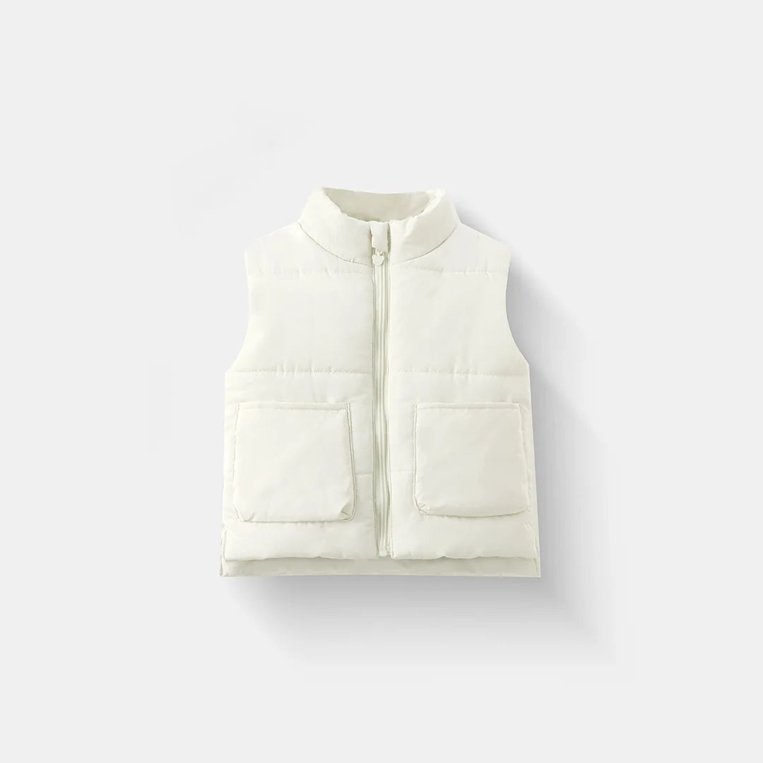 Thicken Lining Waistcoat Warm Vest Sleeveless Fleece Padded Jacket