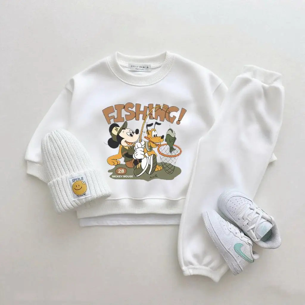 Disney Sweatshirt & Pants Set - 100% Cotton