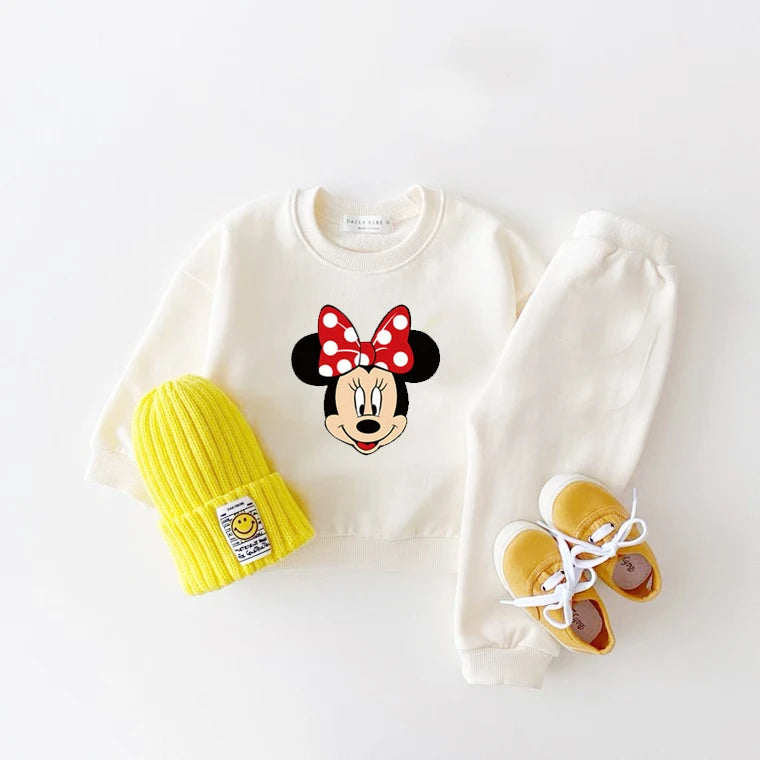 Disney Sweatshirt & Pants Set - 100% Cotton