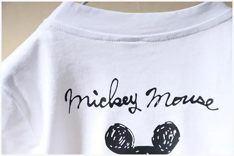 Mickey Mouse Set – T-Shirt and Denim Shorts