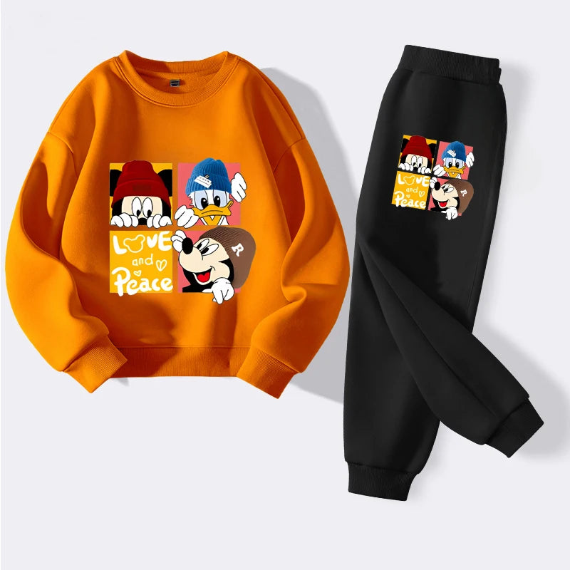 Sweatshirt & Pants Set - 100% Cotton