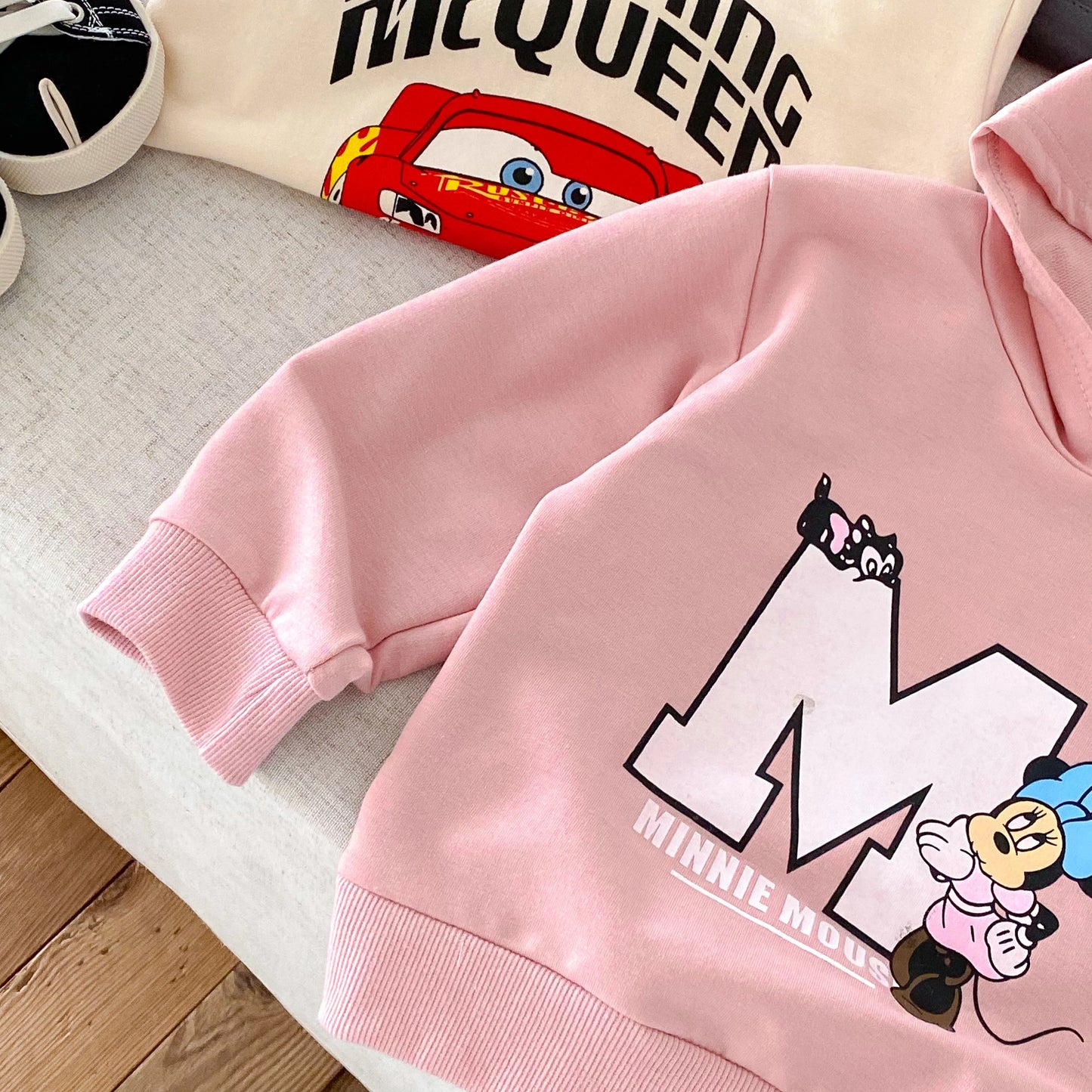 Pink Minnie Mouse Cotton Set