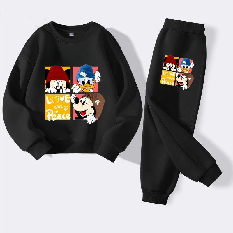 Sweatshirt & Pants Set - 100% Cotton