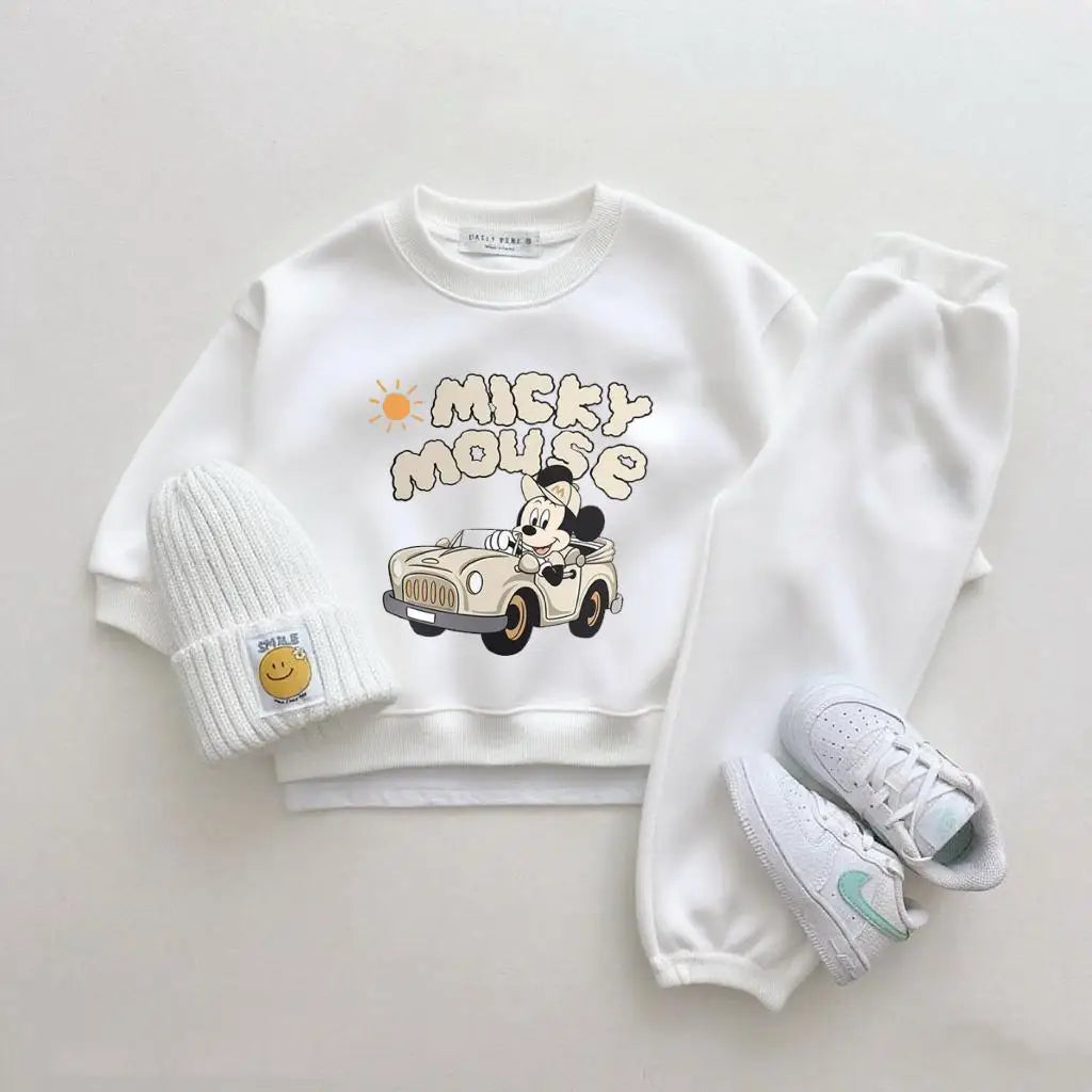 Disney Sweatshirt & Pants Set - 100% Cotton