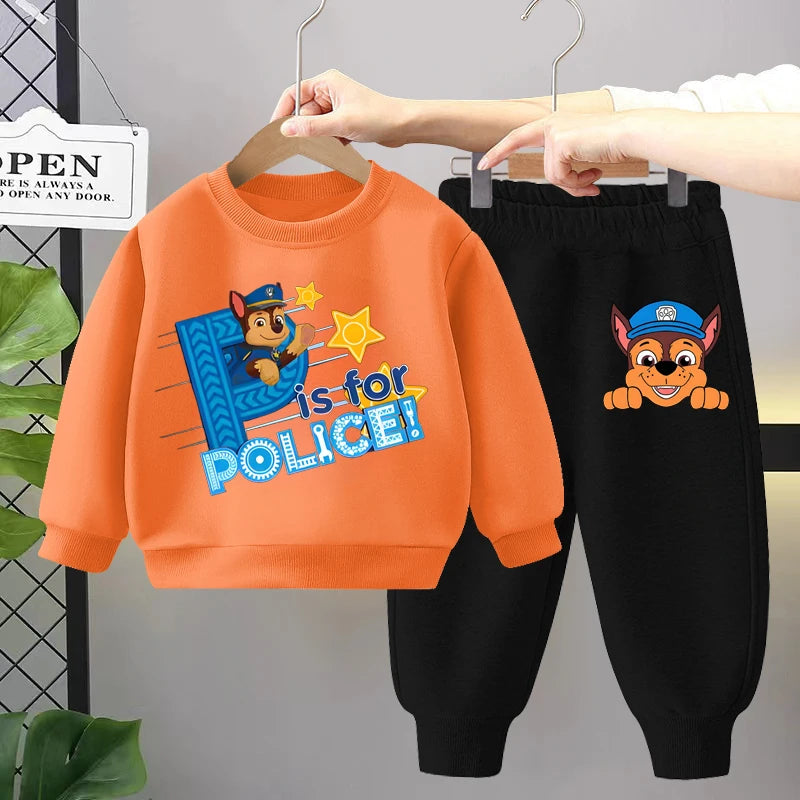 Chase's On The Case Sweatshirt & Pants Set - 100% Cotton
