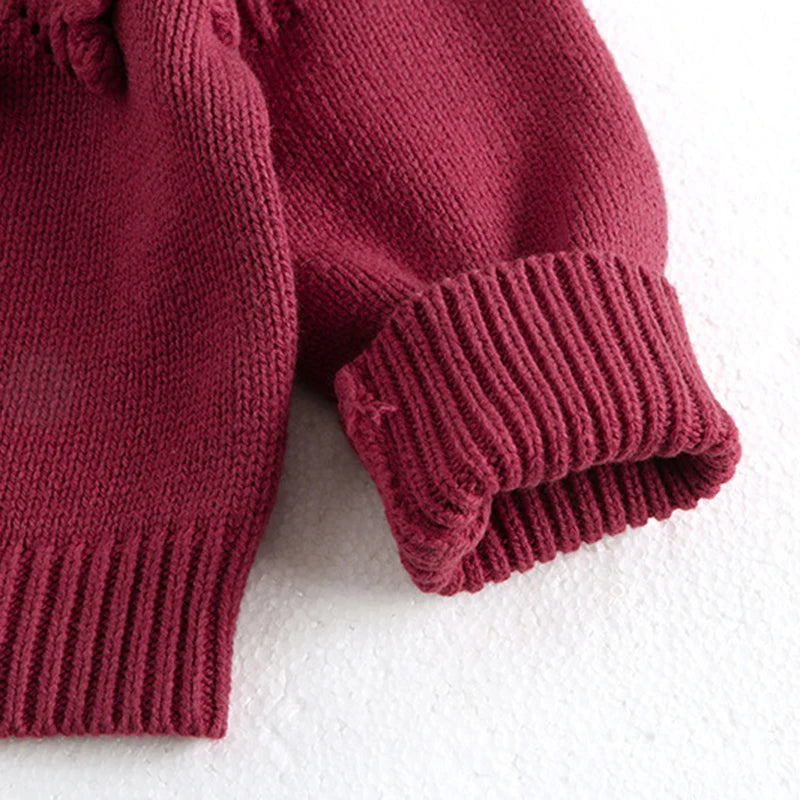 Elegant Knitted Pullover Sweater & Skirt Set
