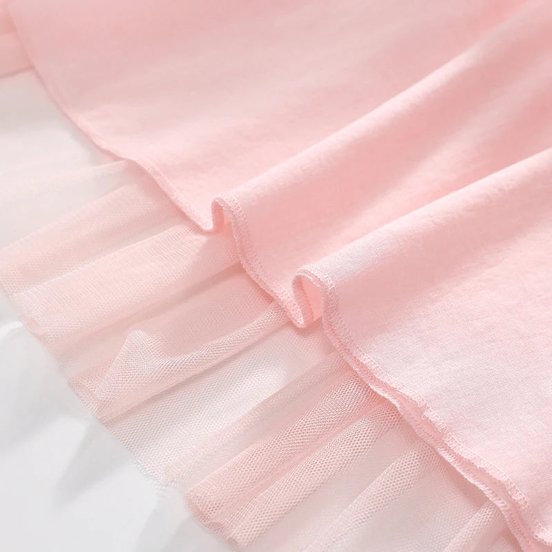 Cotton Girls Long Sleeve Ballet Dancer Dress