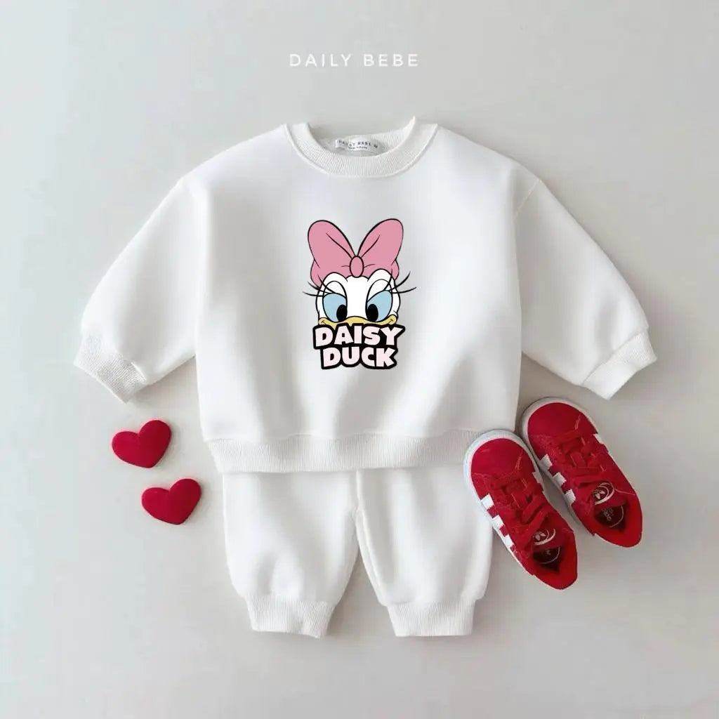 Disney Sweatshirt & Pants Set - 100% Cotton