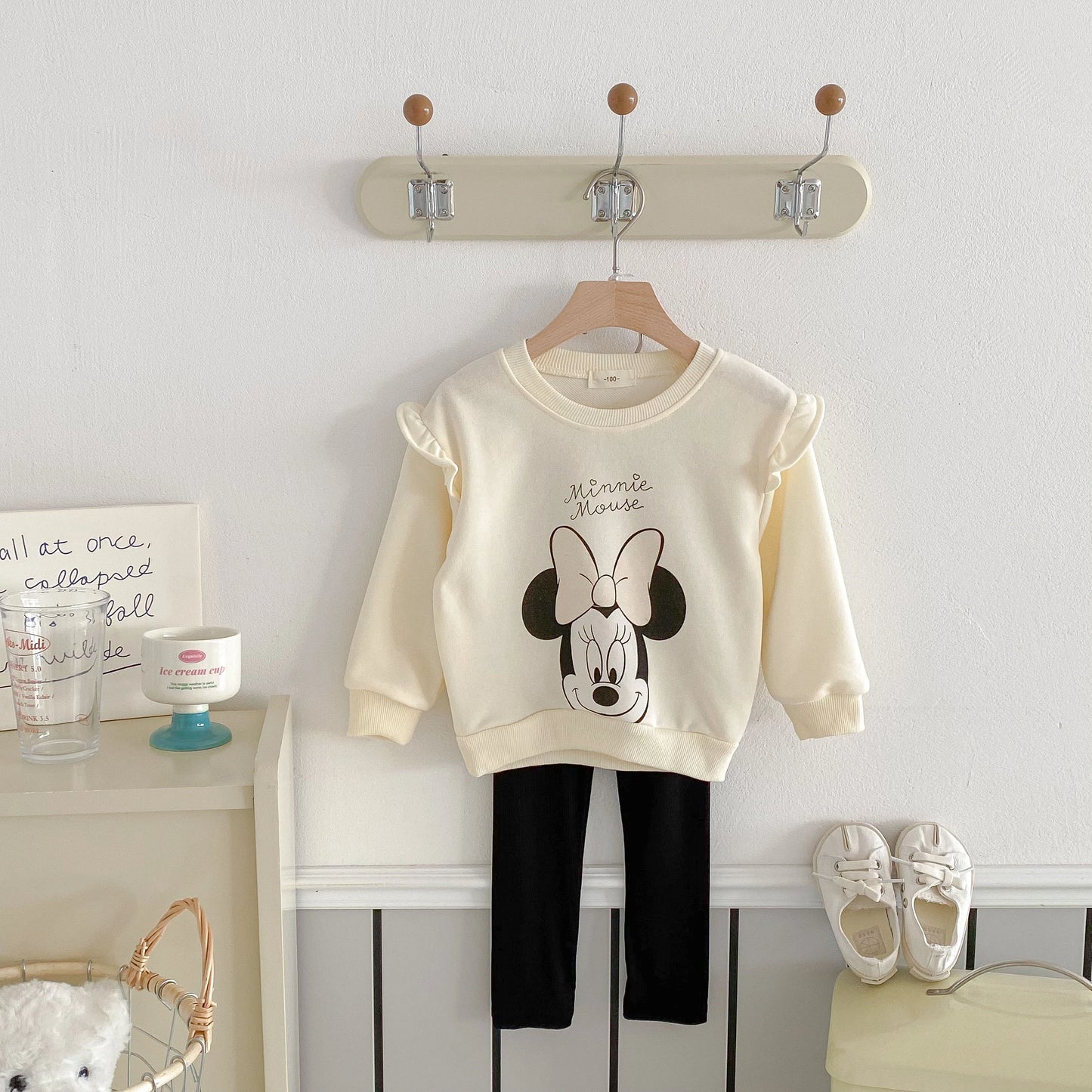 Disney Sweatshirt & Pants Set - 100% Cotton