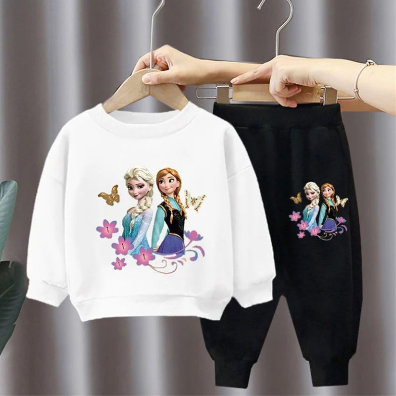 Frozen Elsa Pullover Hoodie & Matching Pants Set