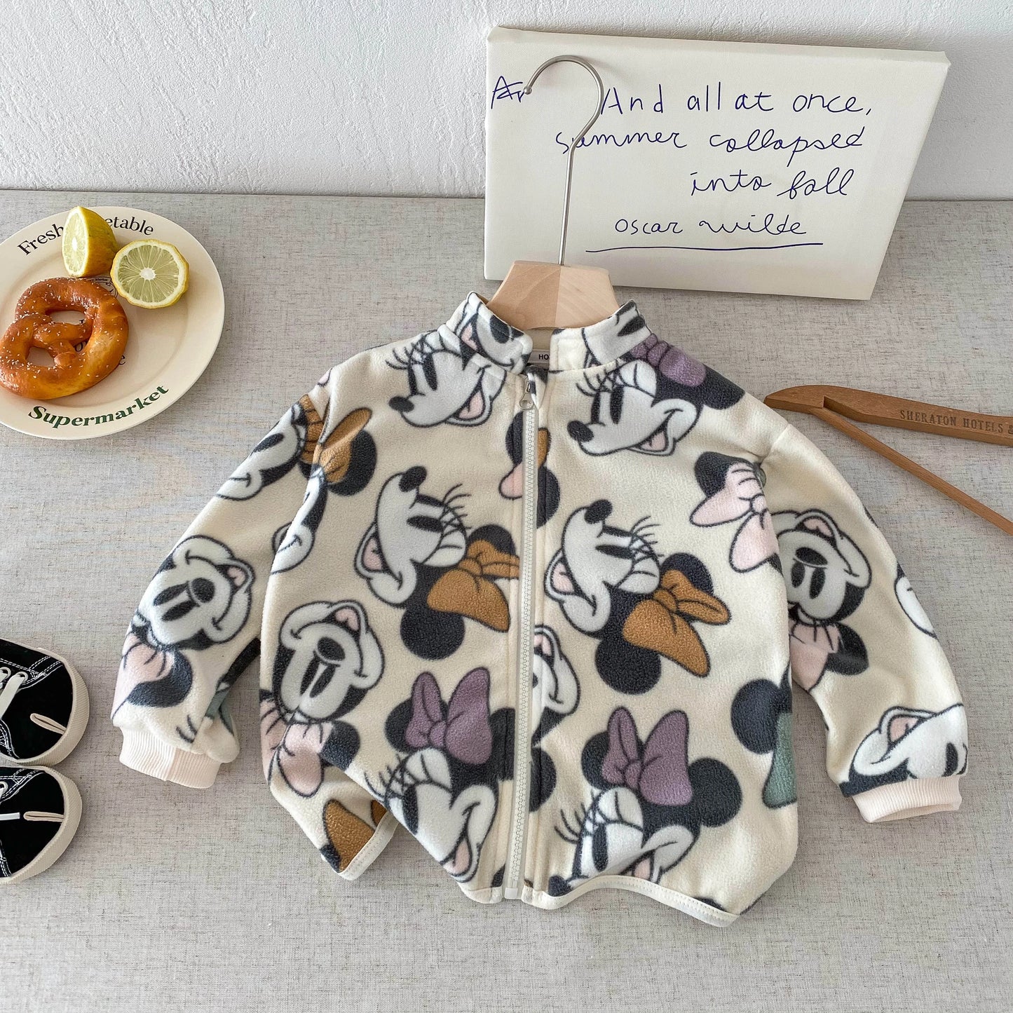 Mickey & Minnie Fleece Zip-Up Jacket