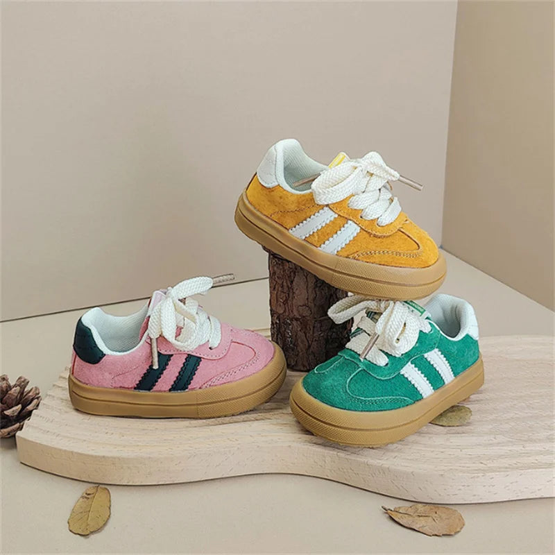 Soft Leather Baby Sneakers
