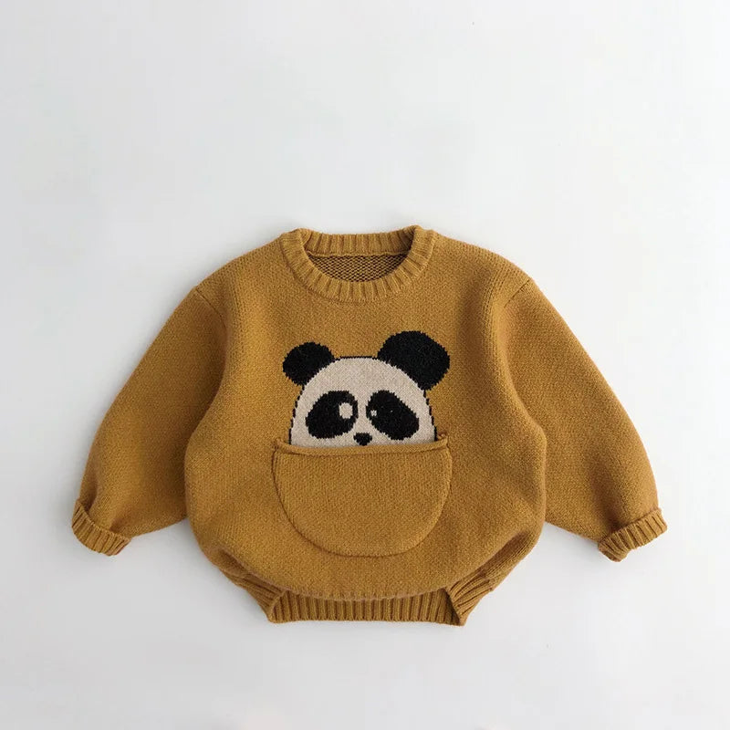 Knitted Cartoon Sweater