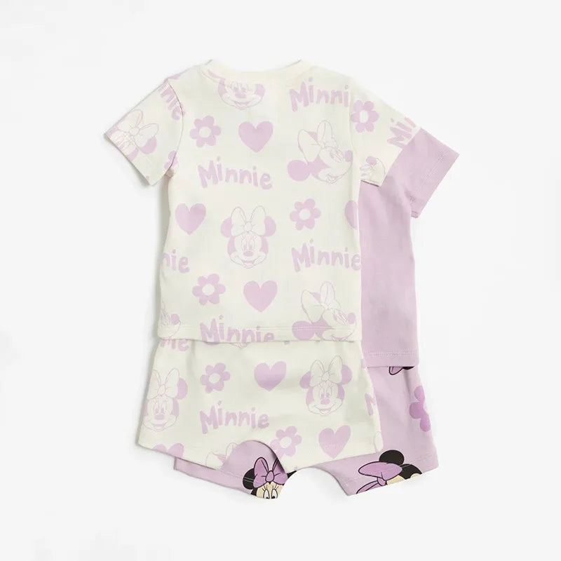 2 Sets Minnie Mouse T-Shirt & Shorts