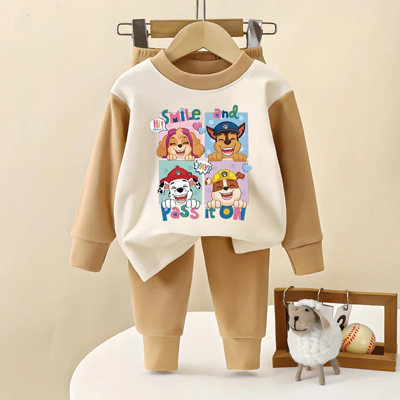 Sweatshirt & Pants Set - 100% Cotton