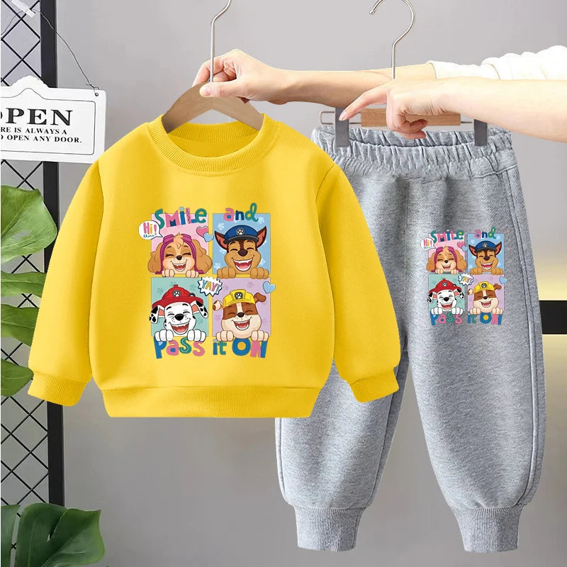Sweatshirt & Pants Set - 100% Cotton