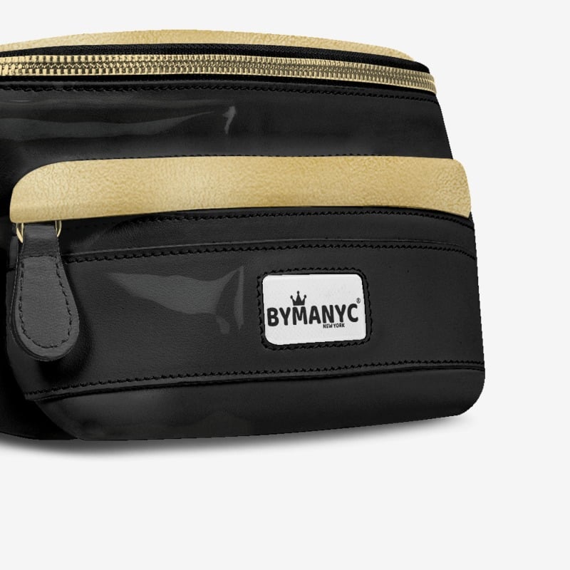 Vegan Designer Luxe Multi-Pocket Belt Bag | BYMANYC ® New York-2