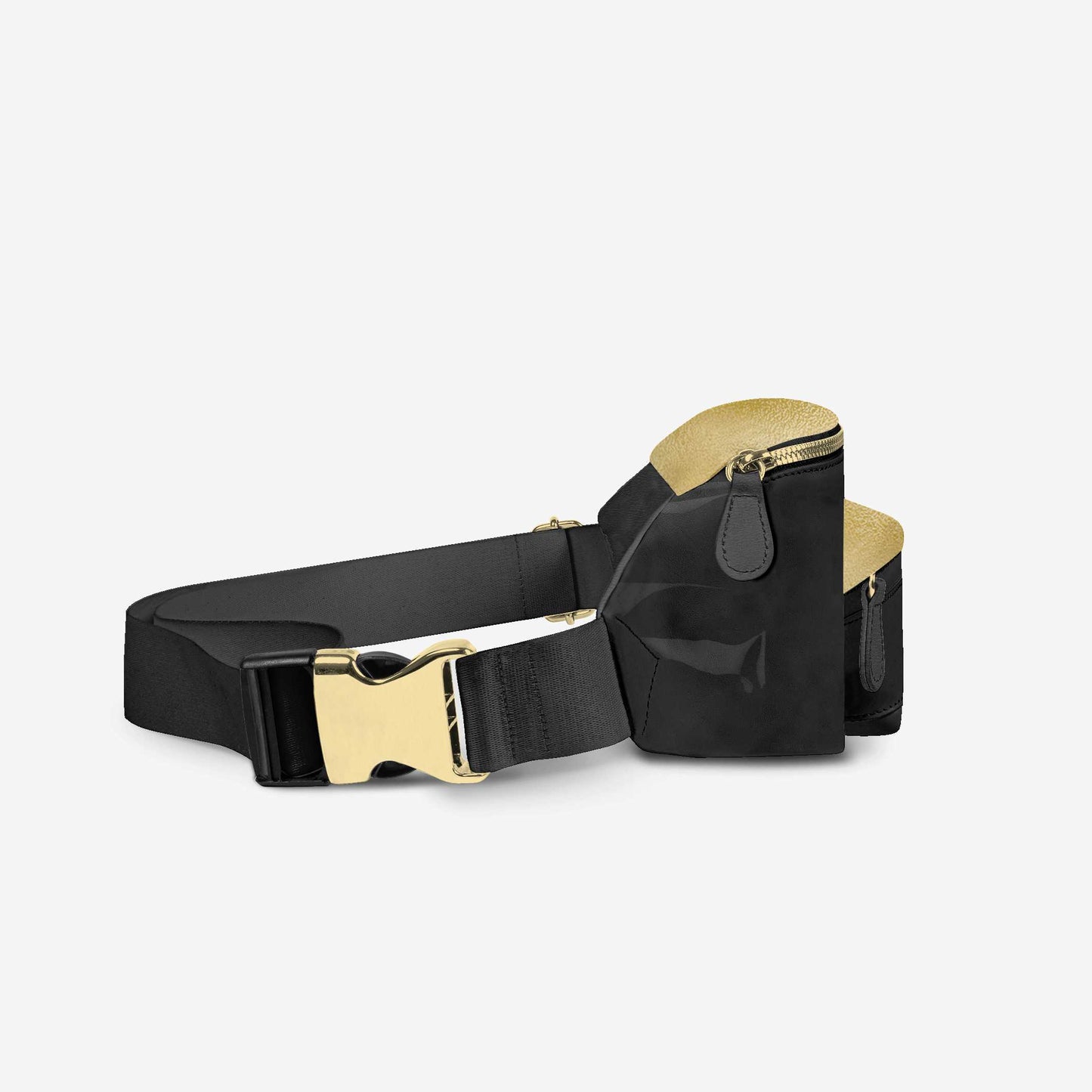 Vegan Designer Luxe Multi-Pocket Belt Bag | BYMANYC ® New York-3