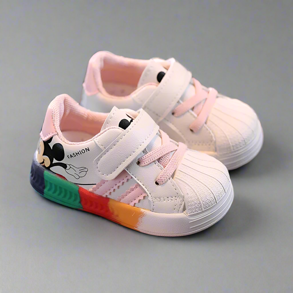 Disney Cartoon Mickey Kids' Sport Sneakers – Breathable & Anti-Slip!