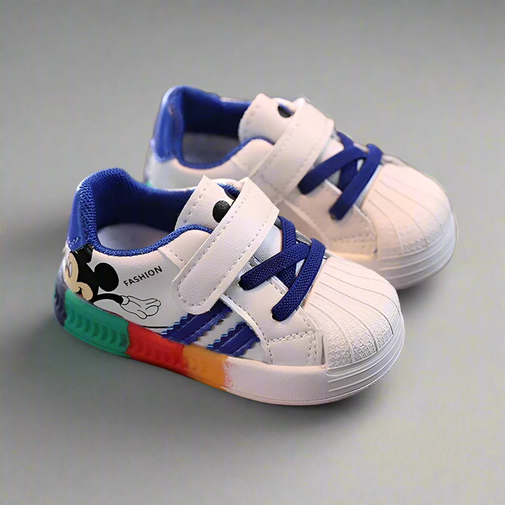 Disney Cartoon Mickey Kids' Sport Sneakers – Breathable & Anti-Slip!