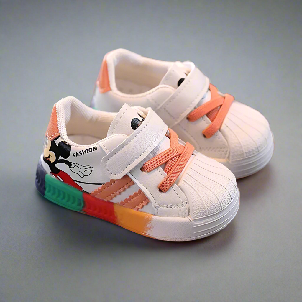 Disney Cartoon Mickey Kids' Sport Sneakers – Breathable & Anti-Slip!