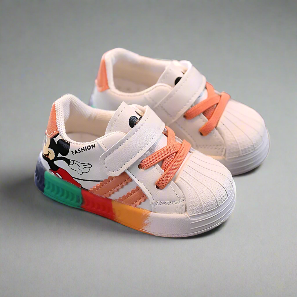Disney Cartoon Mickey Kids' Sport Sneakers – Breathable & Anti-Slip!