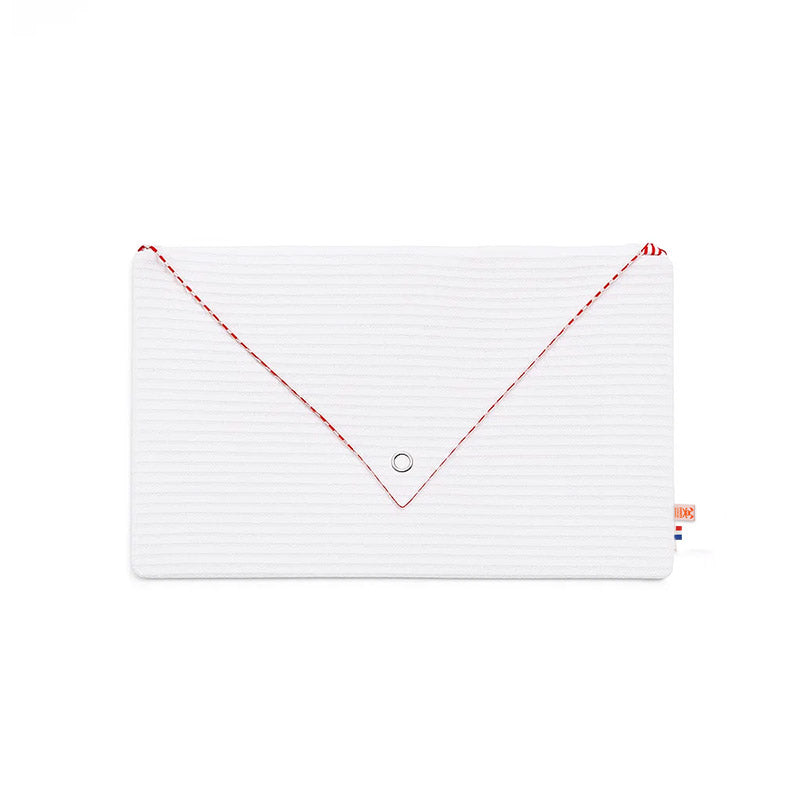 pochette blanche en coton bio papate