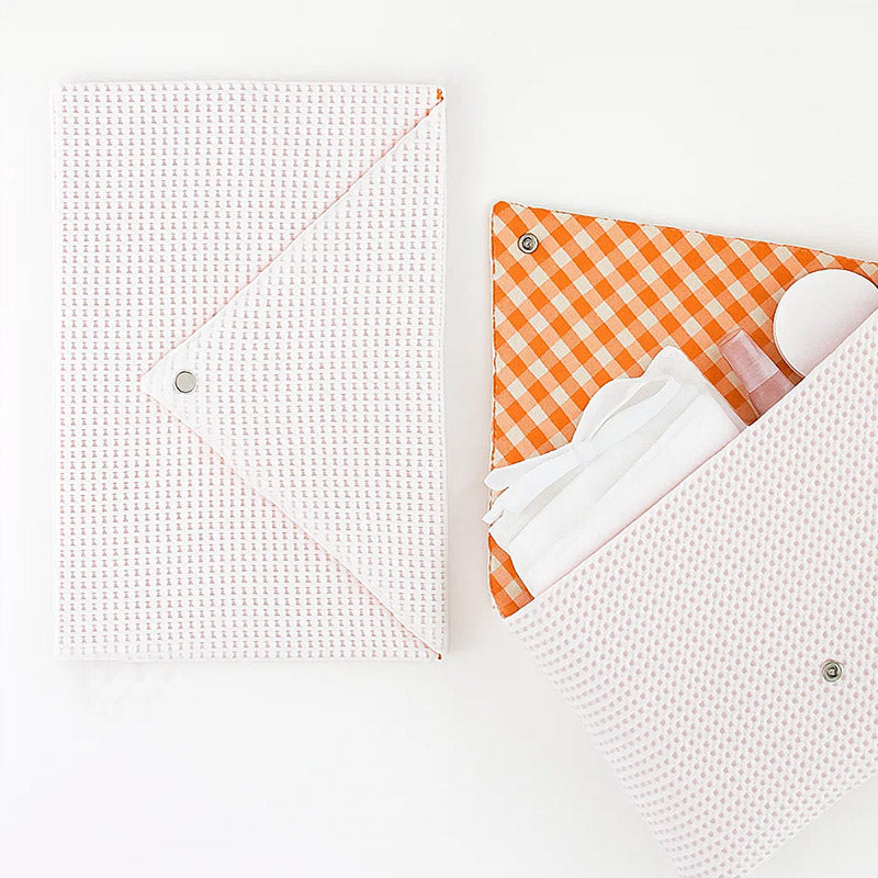 pochette rangement blanc papate made in france