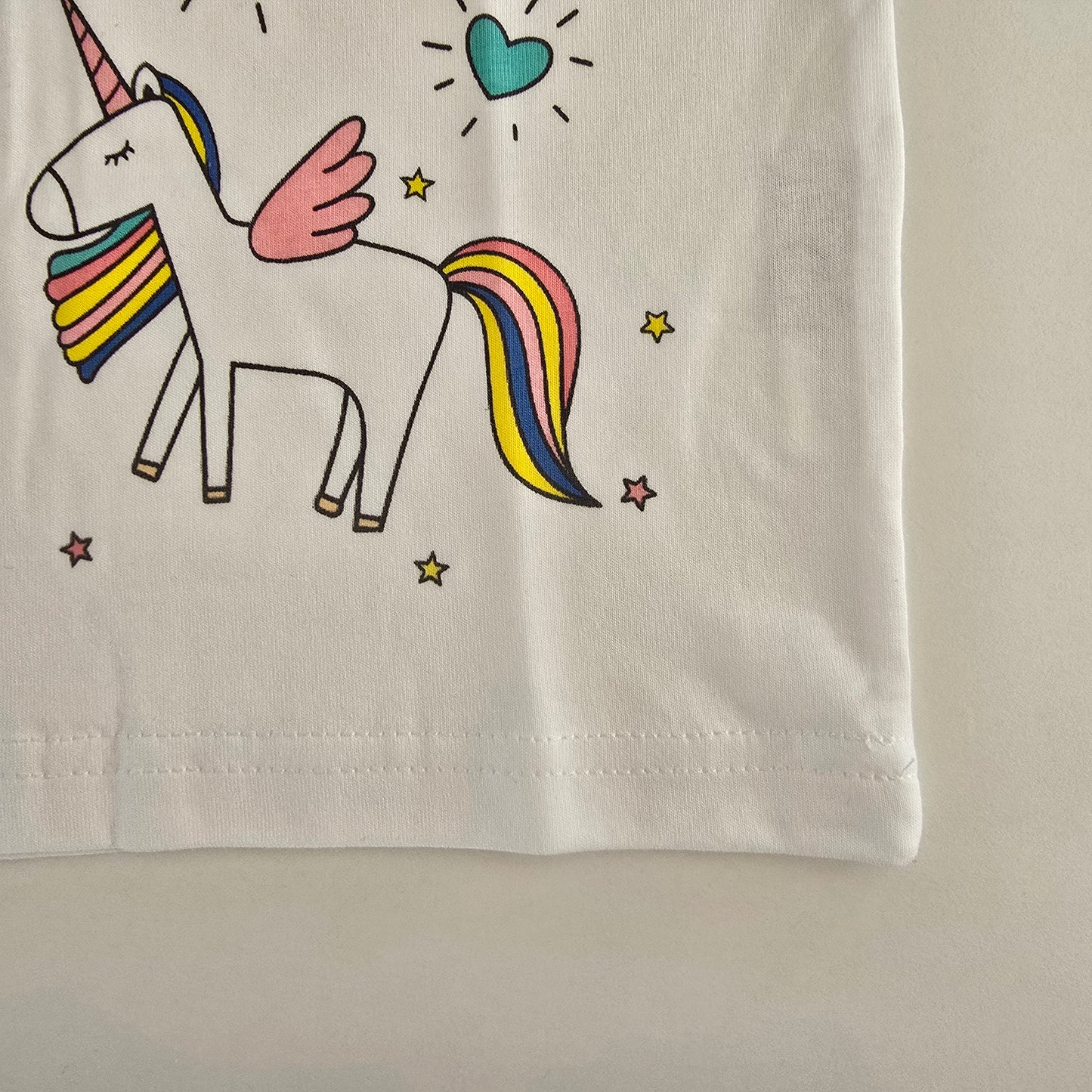 100% Cotton Cartoon T-Shirt & Denim Set