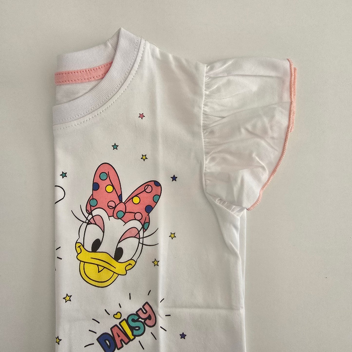 100% Cotton Cartoon T-Shirt & Denim Set