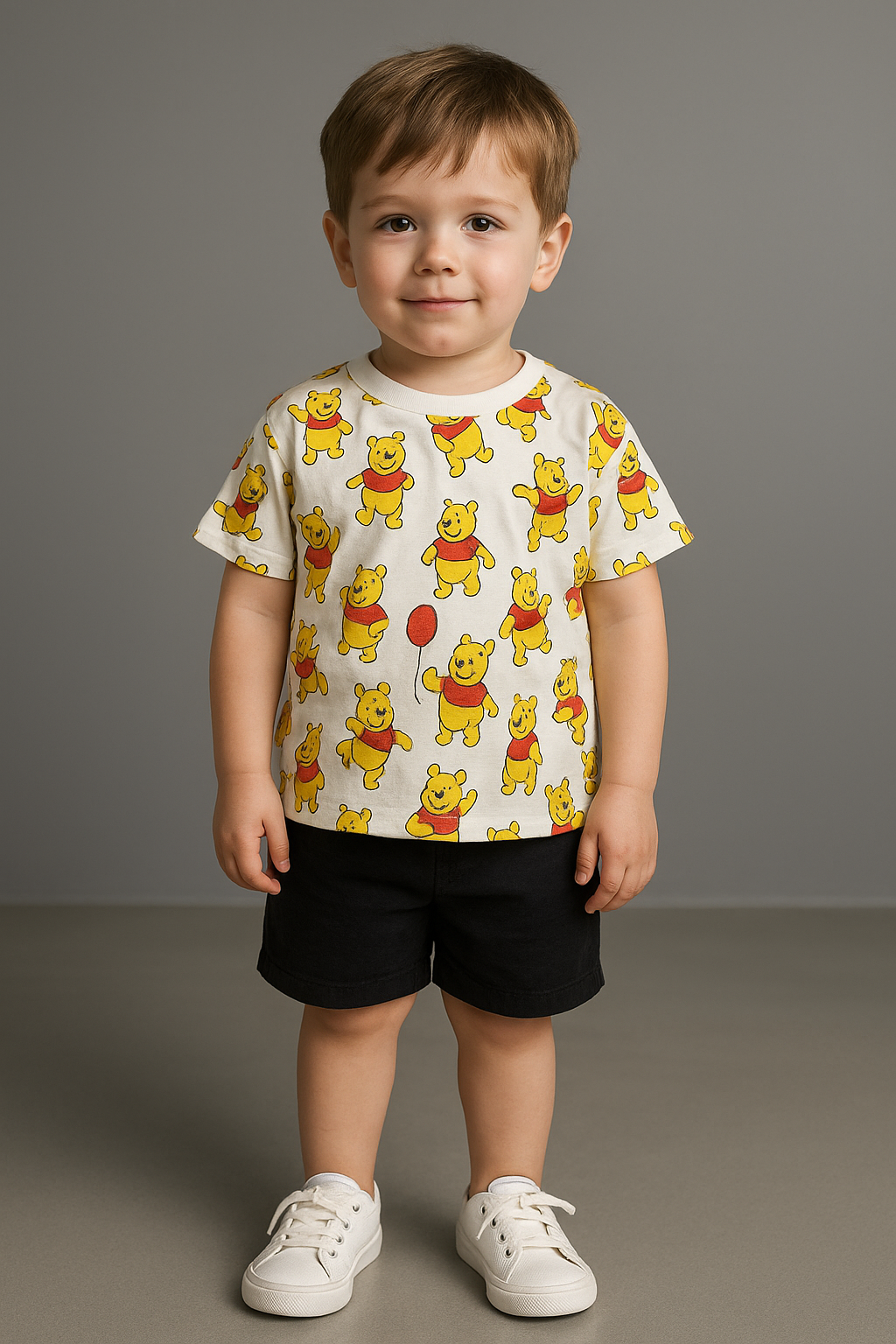 Winnie The Pooh Pure Cotton T-Shirt and Shorts Set
