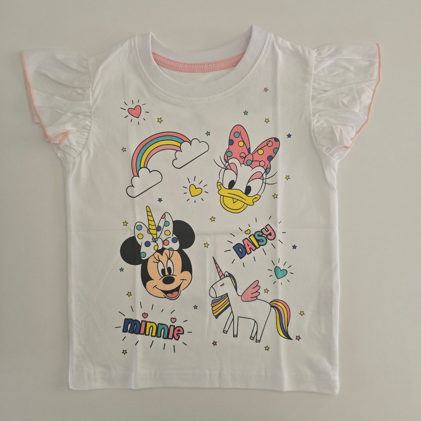100% Cotton Cartoon T-Shirt & Denim Set