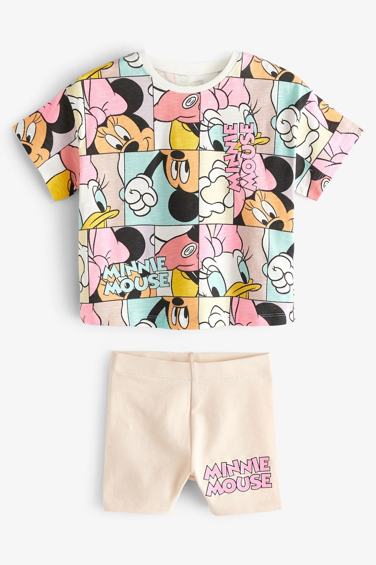 100% Cotton Disney T-Shirt and Shorts Set