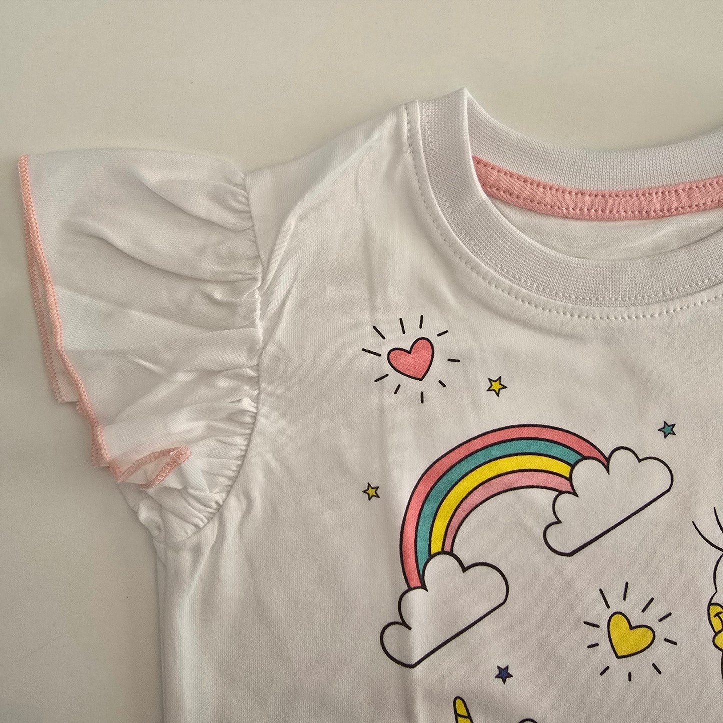 100% Cotton Cartoon T-Shirt & Denim Set