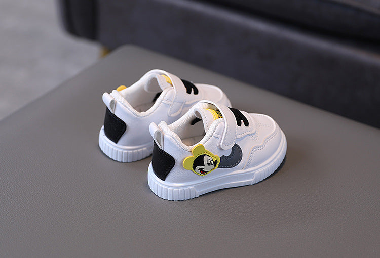 White Disney Mickey and Minnie Mouse Sneakers