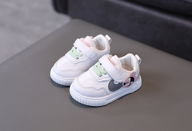 White Disney Mickey and Minnie Mouse Sneakers