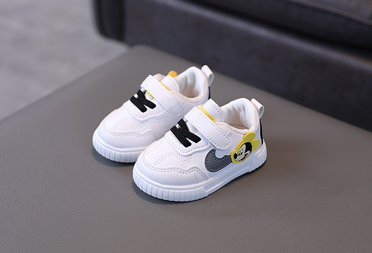 White Disney Mickey and Minnie Mouse Sneakers