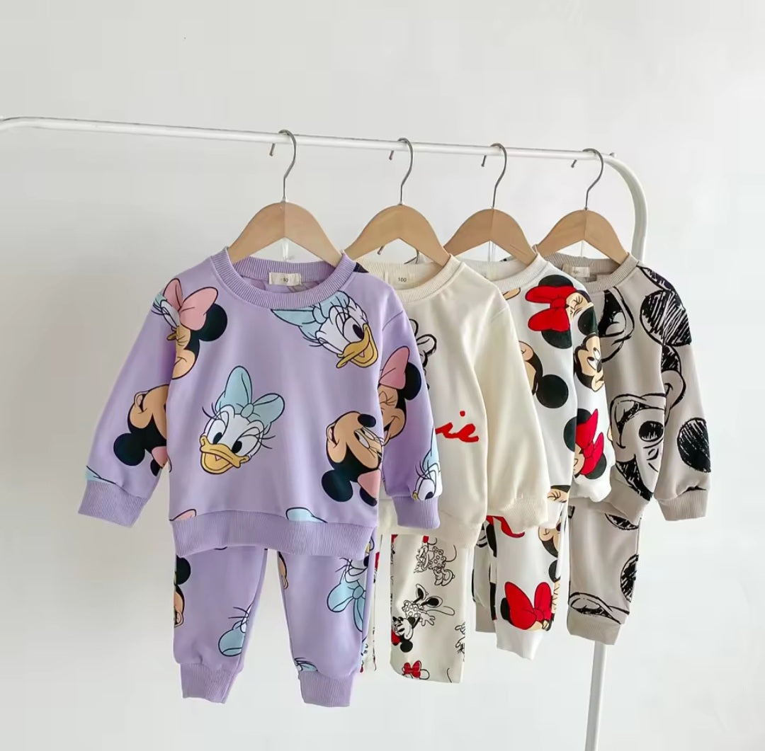 100% βαμβακερό Minnie & Mickey Σετ
