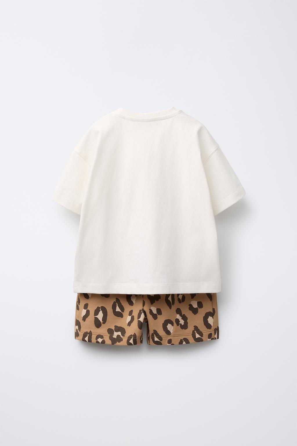 Loose T-Shirt & Shorts Cotton Set