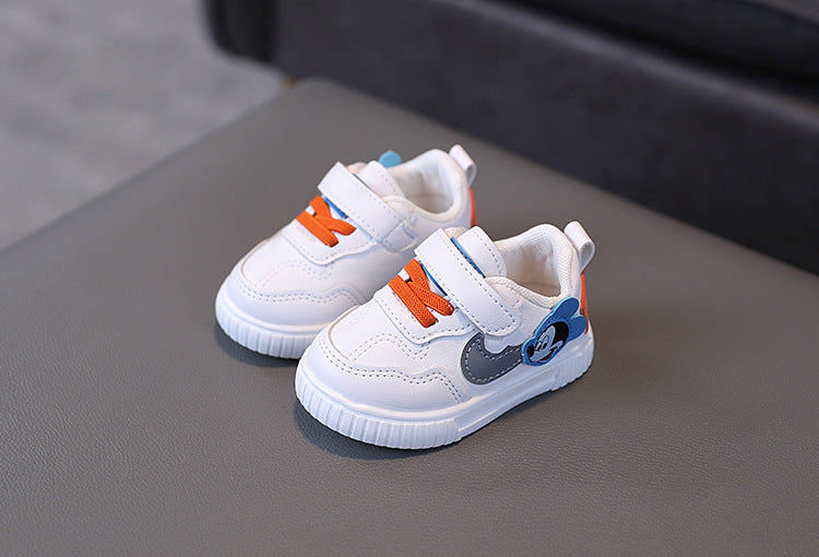 White Disney Mickey and Minnie Mouse Sneakers