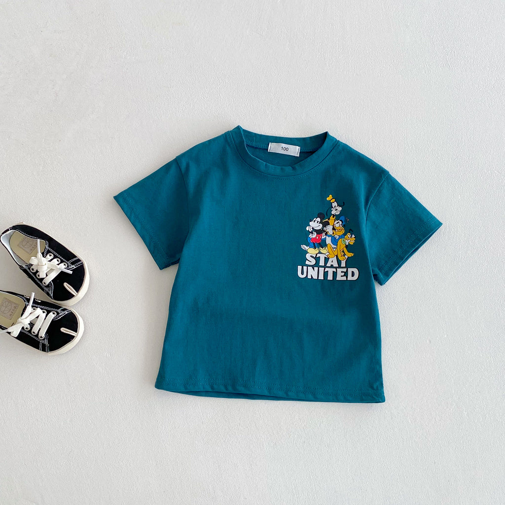 New 2025 Stay United Pure Cotton T-Shirt and Shorts Set